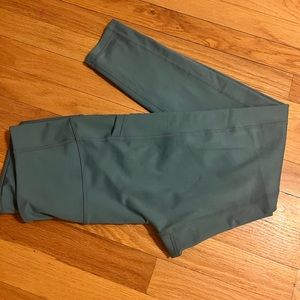 Teal color leggings size medium